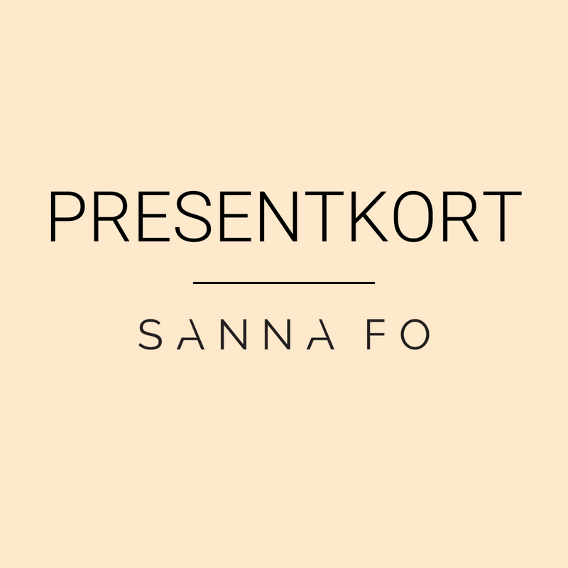 Presentkort på Sanna Fo's produkter