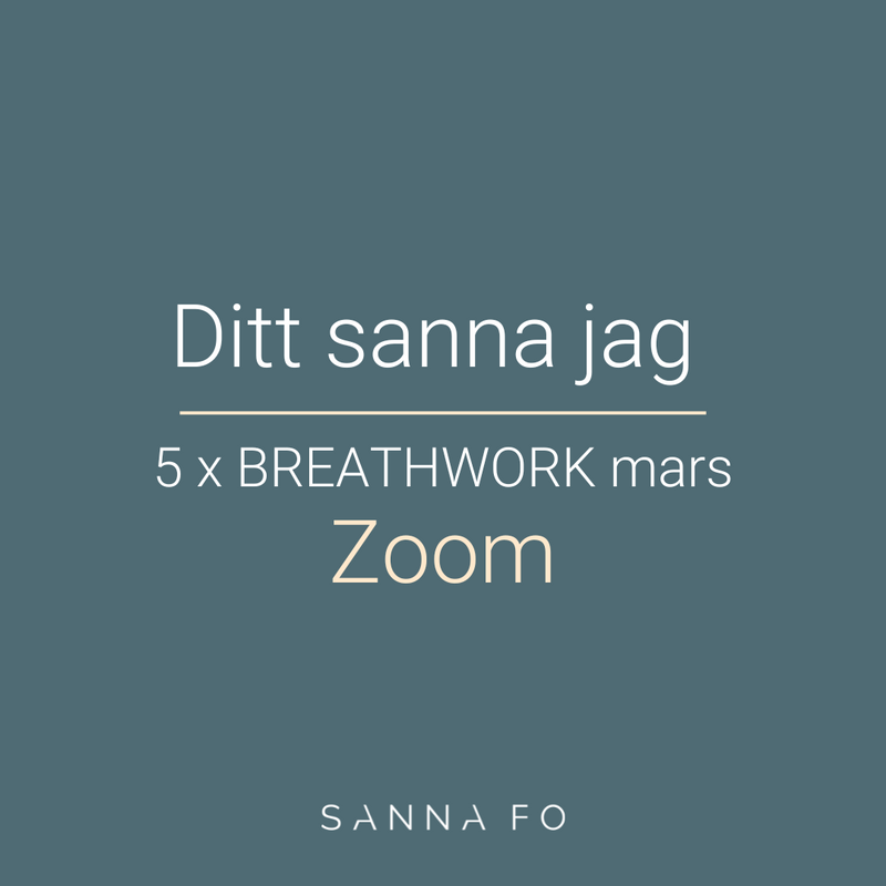 Breathwork Serie - 5 x Zoom, Måndagar mars 20.00