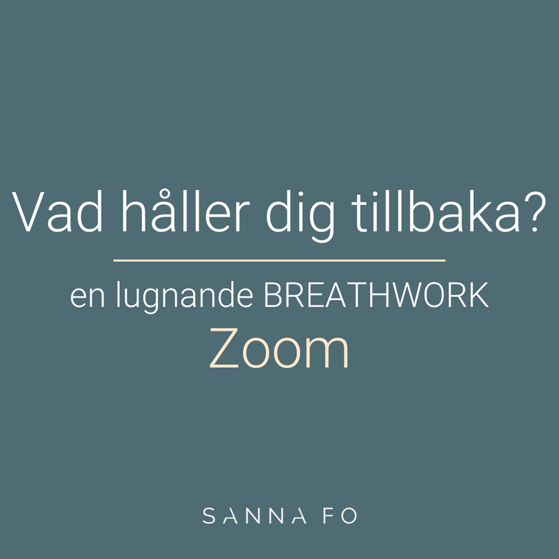 Meditativ Breathwork- Zoom, 26 februari 20.00